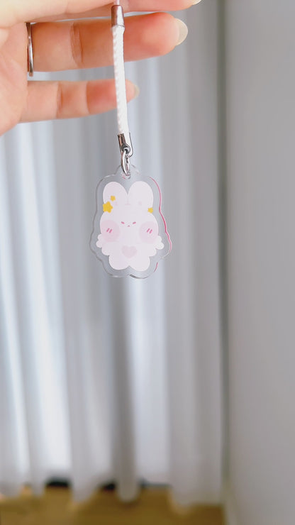 Angel Devil Bunny Charm